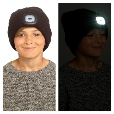 Kids Black LED Hat (12)- Zero Vat
