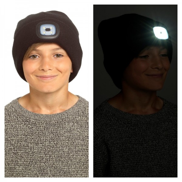 Kids Black LED Hat (12)- Zero Vat