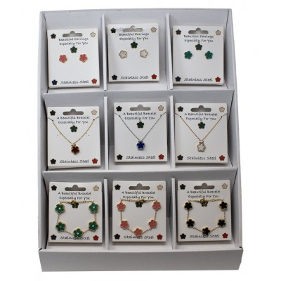 Clover Mixed Pendants, Bracelets & Earings (27)
