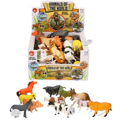 Farm Animals 12 Asstd (Cdu 24)
