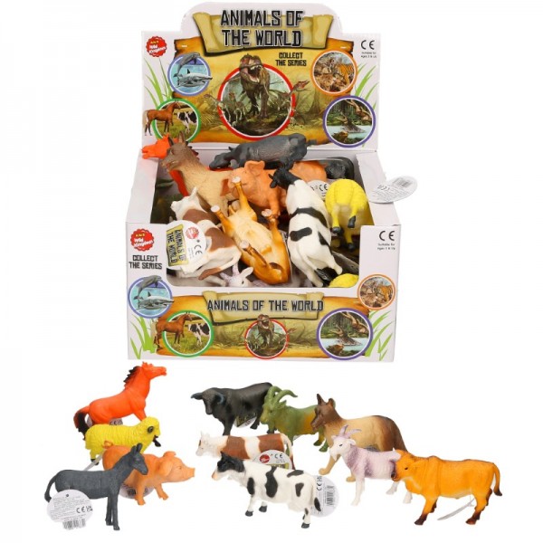 Farm Animals 12 Asstd (Cdu 24)