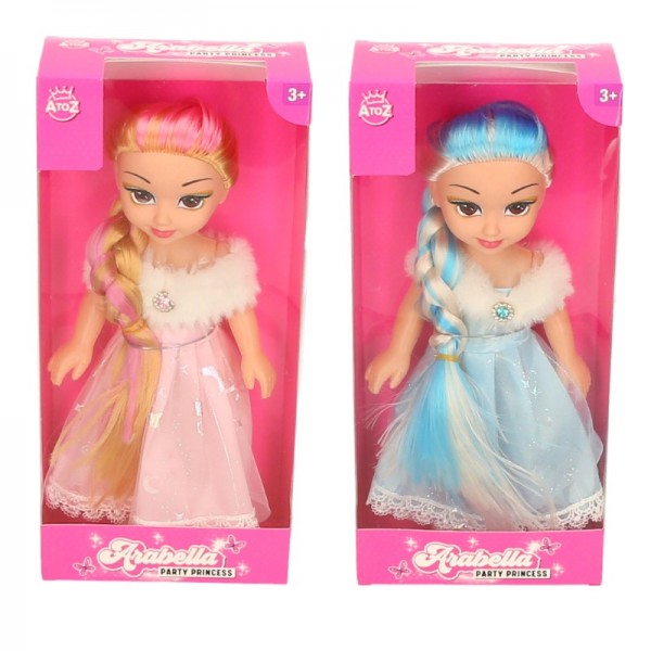25cm Arabella Princess Doll 2 Asstd (12)