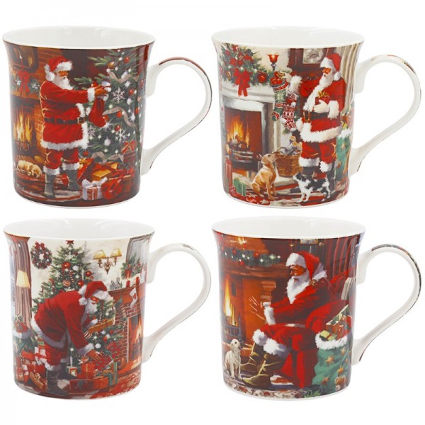 Santa Mug 4 Asstd (6)