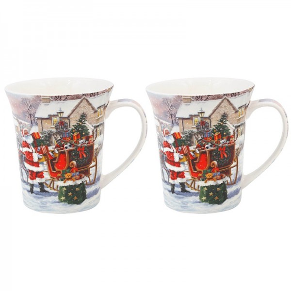 Santa Mugs 2 Set (3)