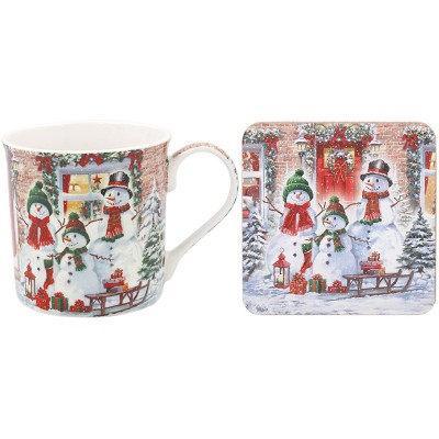Snowmen Mug & Coaster  (6)