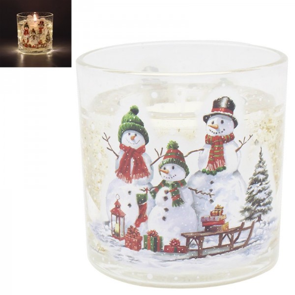 Snowmen LED Candle (6)