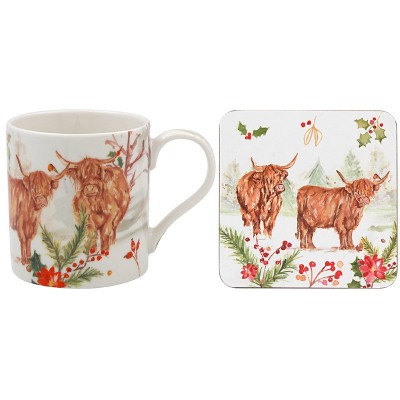 Highland Cow Sml Mug&coaster (6)