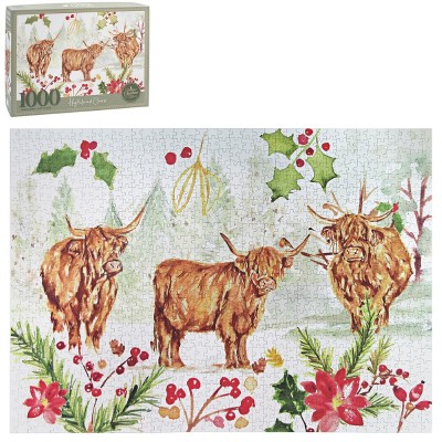 Highland Cow Wooden Puzzle 1000 Pcs (3)