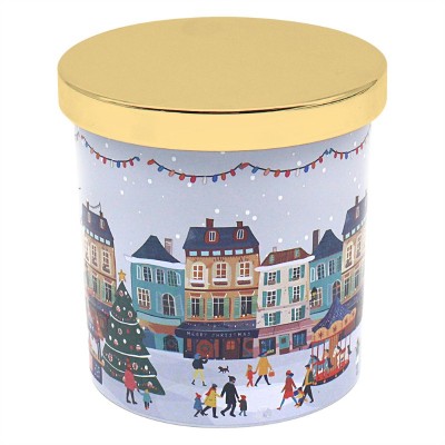 Xmas Tinsel Town Candle (6)
