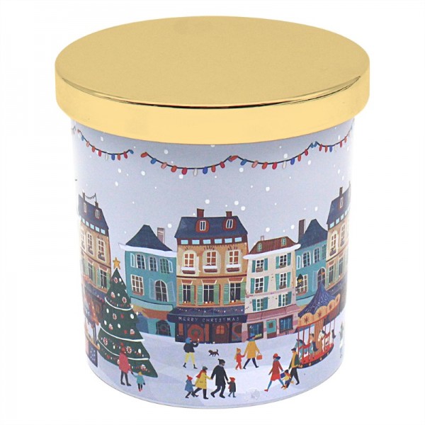 Xmas Tinsel Town Candle (6)