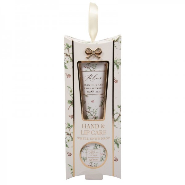 Xmas Madelaine White Snowdrop Hand & Lip Care (6)