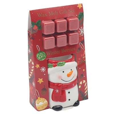 Tealight & Oil Burner Snowman (6)