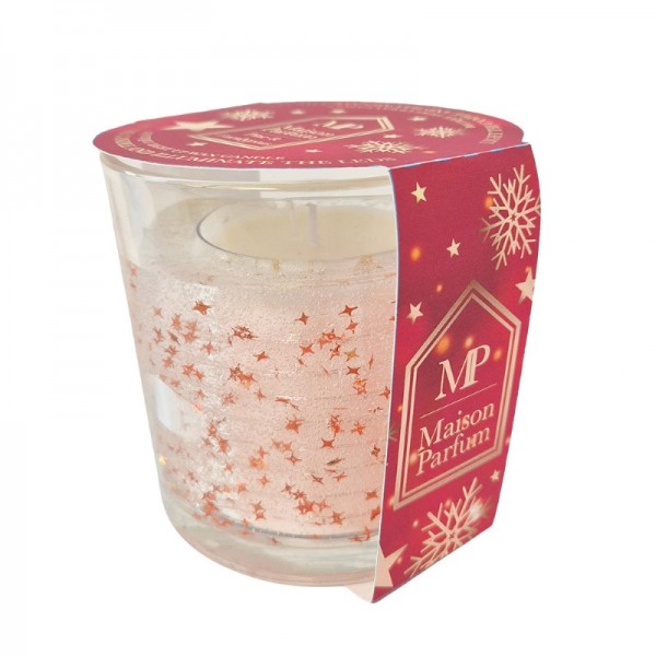 Candle LED Gel Red Glitter (6)