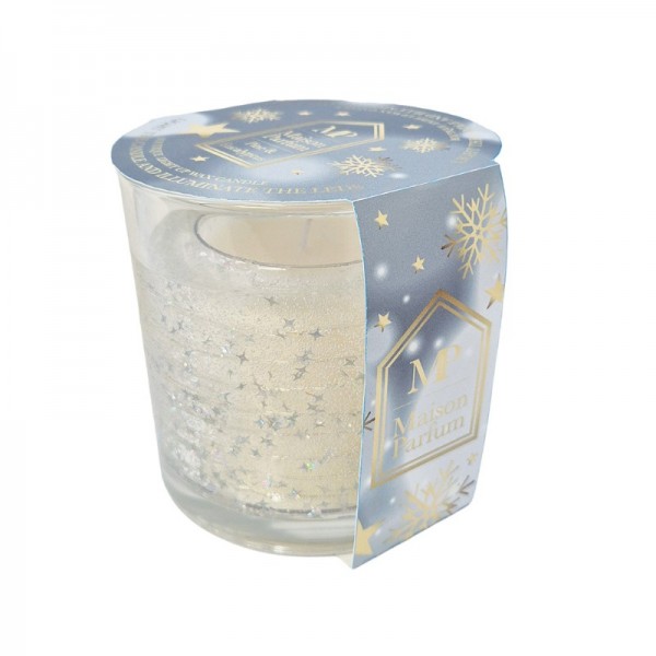 Candle LED Gel Silver Glitter (6)