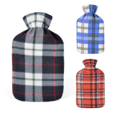2ltr Check - Fleece Cover Hwb (3 Asstd) (12)