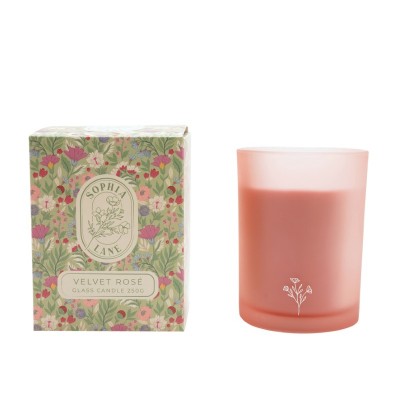 Sophia Lane Velvet Rose Floral Candle 250g (6)