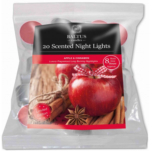 Apple & Cinnamon Scented - 8hr Burn Night-lights