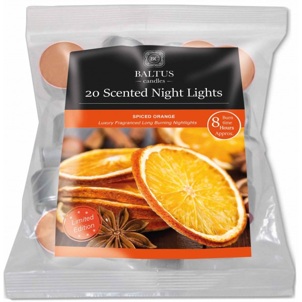 Spiced Orange Scented - 8hr Burn Night Lights