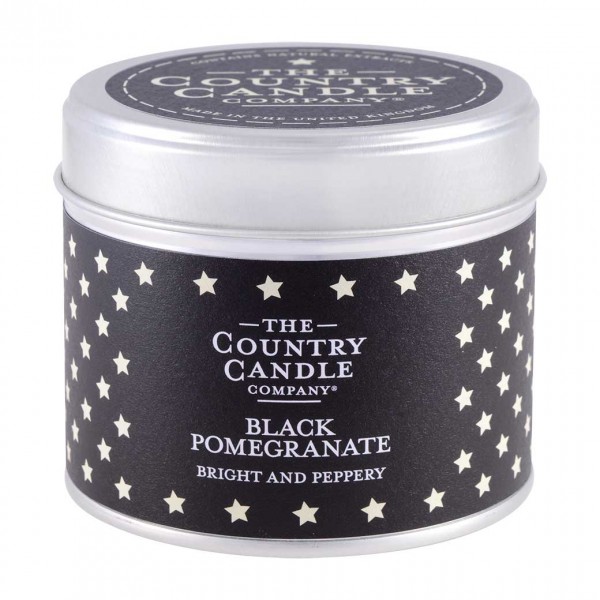 Black Pomegranate Superstars Candle In Tin