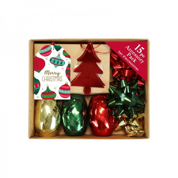 15pc Trad Tag & Ribbon Acc Pack  (12)