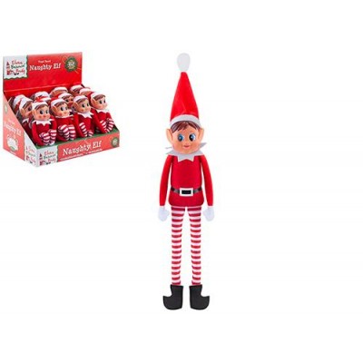 12" Red Long Leg Soft Body Girl Elf (12)