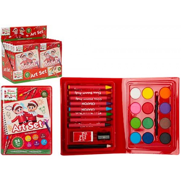 Elf Design 24pc Art Set In Case (12)