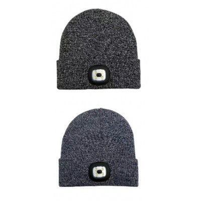 Adults Twist Yarn LED Beanie Hat