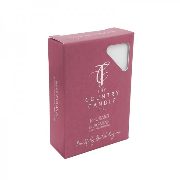 Rhubarb & jasmine 60 hour wax melt (10)