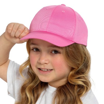 Kids Pink Baseball Cap (12) zero vat