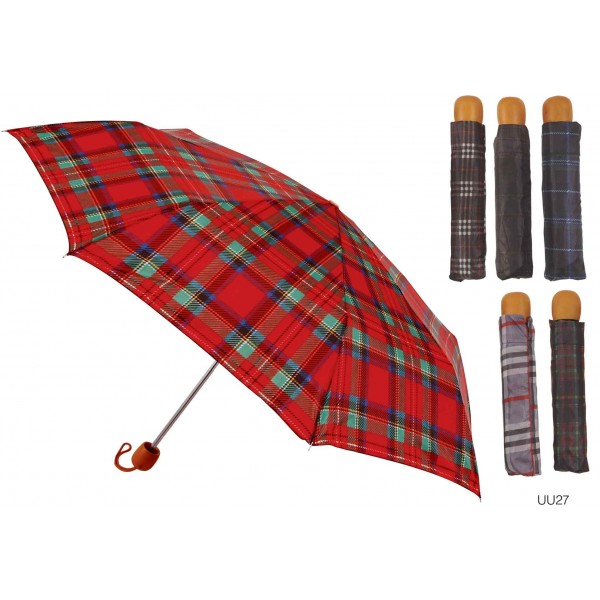 Umbrella - Supermini Tartan Print