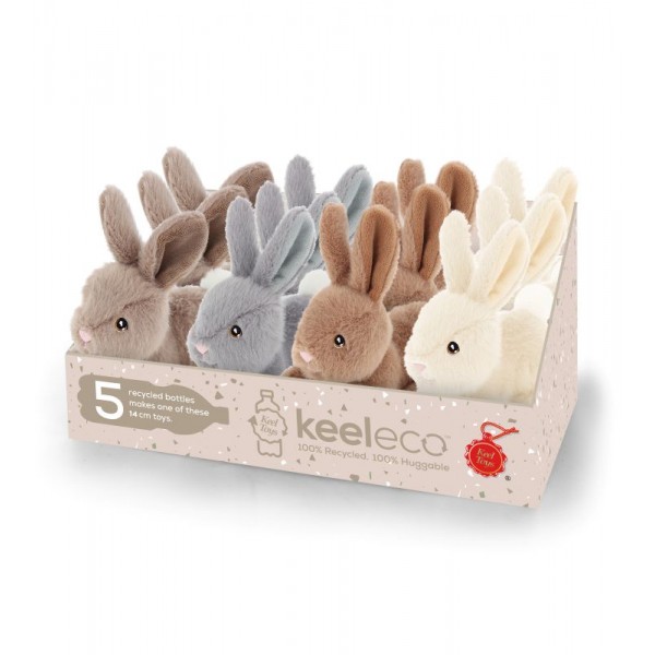 14cm Keeleco Bunny Pets Asstd (12)