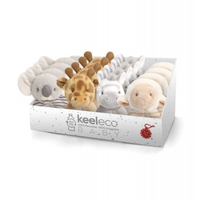 14cm Keeleco Ring Rattle Asstd (12)