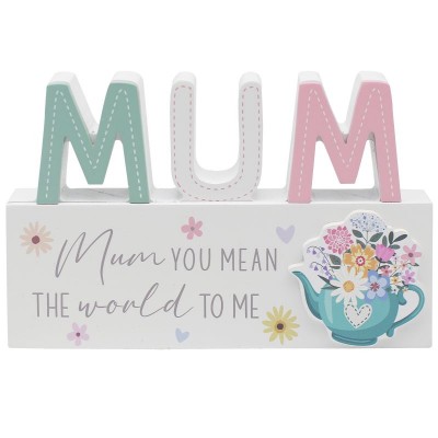 Mum Plaque - Green (12)