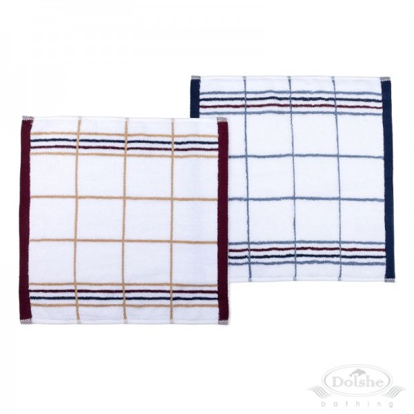 2 Asstd Check Facecloth (12)