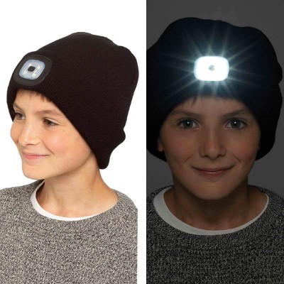 Kids Black Led Hat (Zero Vat) 12