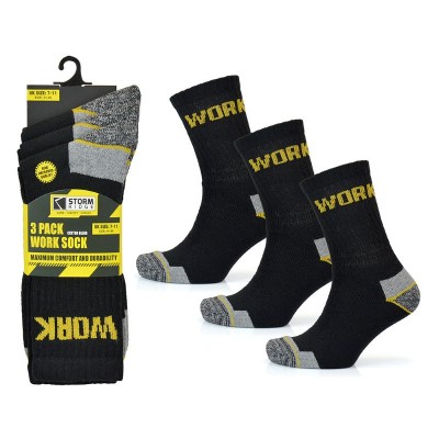 Mens 3pk Work Socks (8)