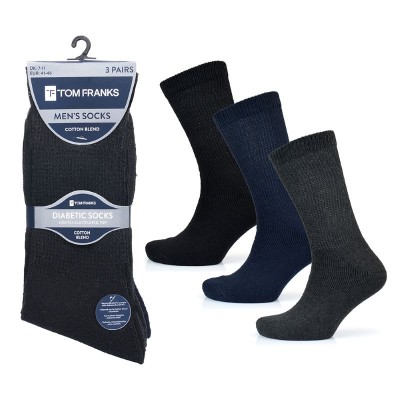 Mens 3pk Diabetic Socks (8)