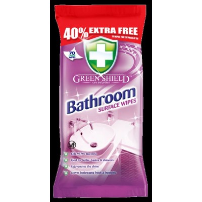 Greenshield Wipes - Bathroom Surface Wipes 12pk
