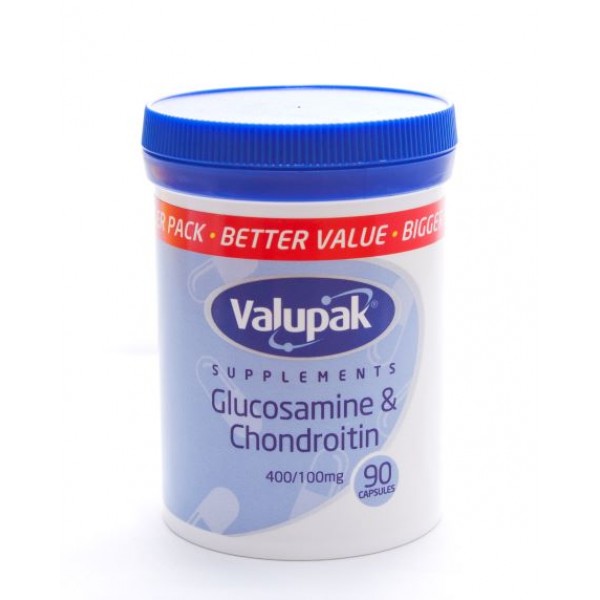 Glucosamine & Chondroitin 400/100mg Capsules 90s