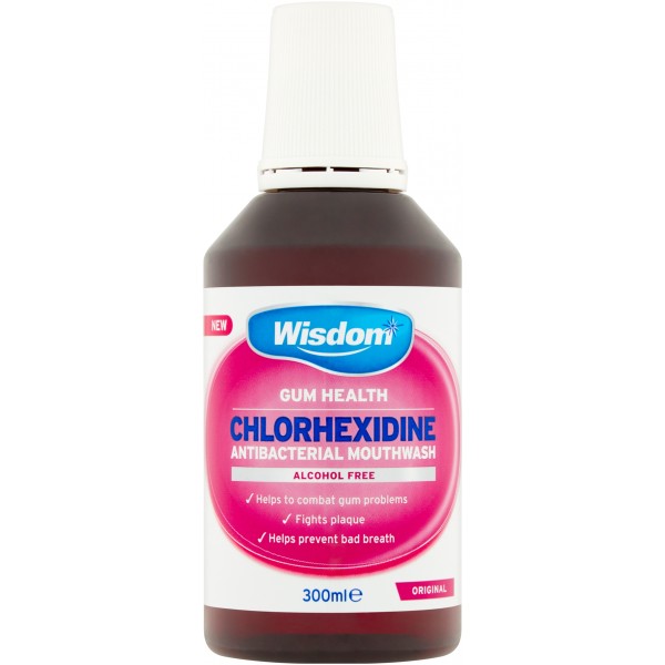 Gum Health Chlorohexidine Mouthwash 300ml Original A/F