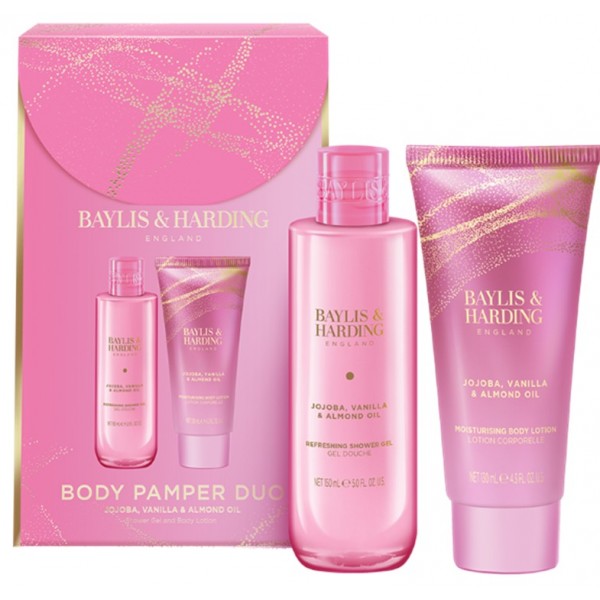 Jojoba, Vanilla & Almond Oil Luxury Body Pamper Duo Gift Set (6)