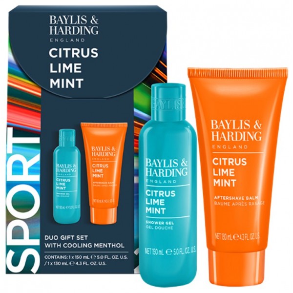 Citrus, Lime & Mint Men's Body Care Duo Gift Set (6)
