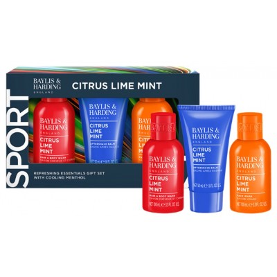Citrus, Lime & Mint Men's Refreshing Essentials Trio Gift Set (5)