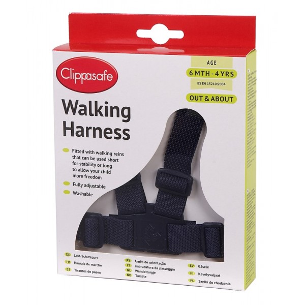 Walking Harness With Rein - Navy