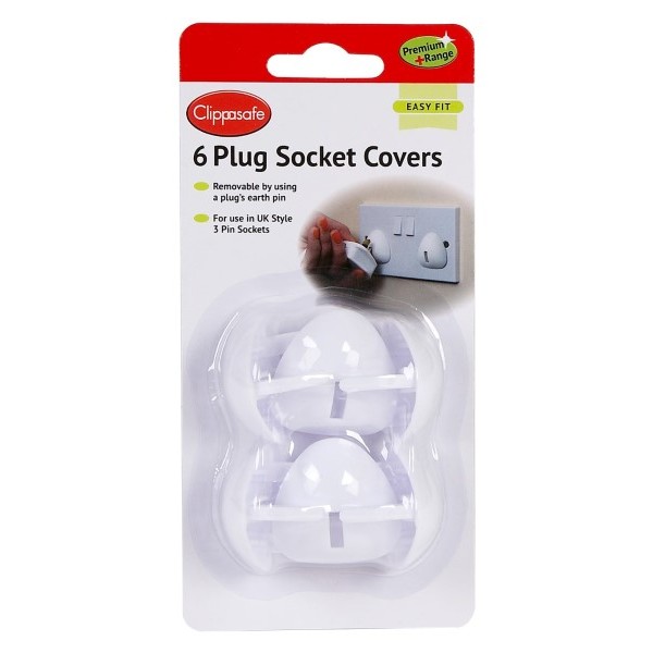 White Plug Socket Covers - 4pk