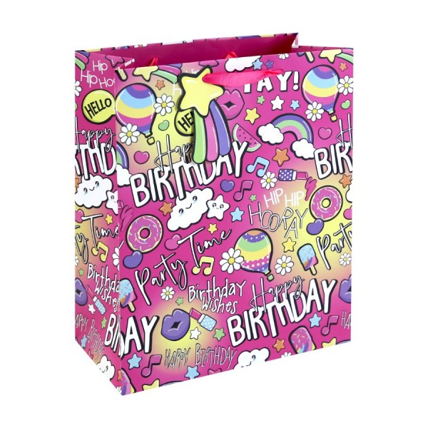 Girl Text Large Bag (6)