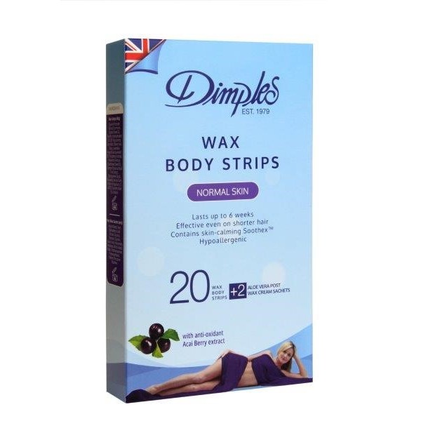 Dimples Depilatory Wax Body Strips - 6