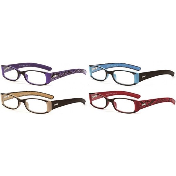 Eleglance Leather Reading Glasses +1.25 ELEGLANCE Kemneeds