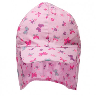 Girls Butterfly Legionnaire Printed Cap (12) Zero Vat