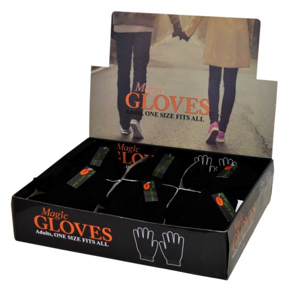 Mens Black Magic Gloves Cdu  - 48